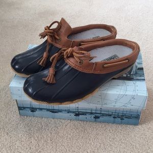 Sperry slide-on, Top-sider Duck Boots!